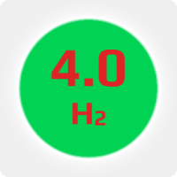 Водород (H2) марка А 4.0 (99,99%) в баллоне 10л 100 бар, соединение   W21,6x1/14'' LH (DIN 1)