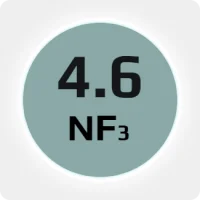 Трифторид азота (NF3) 4.6 в баллоне сталь  ISO 47л  (20кг.) соединение manual DISS640 (Китай) (с баллоном)