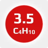 Изобутан (i-C4H10) 3.5 (99,95%) в баллоне 50л (23кг) соединение W21,8х1/14'' LH (DIN1) (с баллоном)