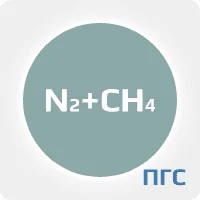 ПГС ГСО 1 разряд азот (N2) 15% метан (СН4) 85% (об.доля, %) в стальном баллоне 40 л. вентиль латунь