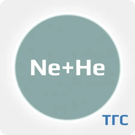 Техническая газовая смесь: Неон (Ne) 5% в  Гелии (He) ост.  в баллоне 10 л. 150 бар.